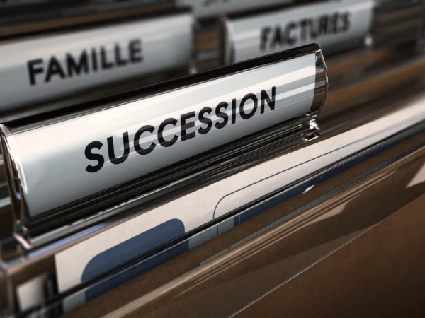 Un dossier de succession. @Adobe